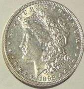 1898 BU Raw Frosty White Morgan Dollar