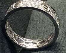 MEN’S 14K WHITE GOLD NATURAL DIAMOND WEDDING BAND