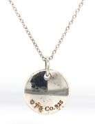 925 Sterling silver Tiffany & Co Initial K pendant on chain