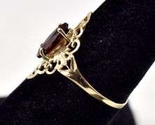 Gorgeous Garnet Ring in 10K Yellow Gold