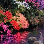 Pools of Serenity by  Kinkade (1958-2012)