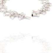 18k White Gold Natural White Diamond Bracelet