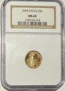 2004 Gold $5 Eagle NGC MS 69