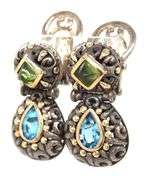 John Hardy Bati sari peridot earrings