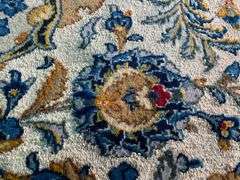Authentic Antique Persian Kashan  silk and wool rug 10x14.5