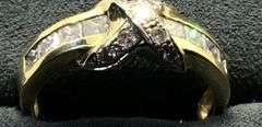 MEN’S 14K YELLOW GOLD NATURAL DIAMOND WEDDING BAND