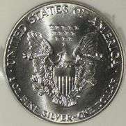 Frosty 1988 NGC MS 69 Silver Eagle.