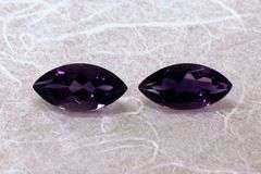Grape Jelly Natural Amethyst Pair