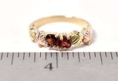 Darling Garnet Ring in 10K Yellow Gold