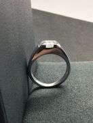 MEN’S 14K WHITE GOLD NATURAL DIAMOND RING