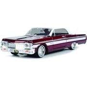 1964 Chevy Impala Lowrider Diecast Car Candy Red