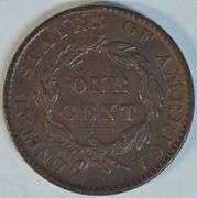 Colorful 1831 Coronet Head Large Cent in XF/AU