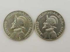Lot Of (2) 1966 Medio 1/2 Balboa, Panama
