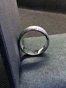 MEN’S 14K WHITE GOLD LAB DIAMOND WEDDING BAND