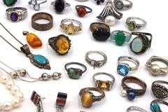 Big group lot of vintage 925 sterling silver jewelry