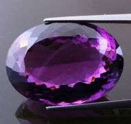Simply ravishing 45.89ct full violet Brazilian Amethyst