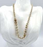 925 Sterling silver Tiffany & Co Hardware graduated bead ball necklace