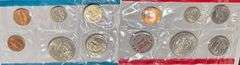 6 1971 US Mint 11 Piece Uncirculated Set