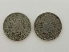 1891 & 1892 Liberty Head Nickels