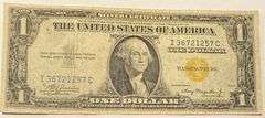 $1 Near Slider 1935A North Africa Emergency Issue Silver Certificate