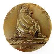 Bronze John L. McCain Grand Master of Mason's Medallion