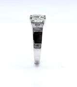 Huge 5 Ct Princess Cut Lab Simulated Diamond Ring