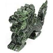 Hand-Carved Jade Dragon