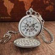 Vintage-Style Mechanical Pocket Watch