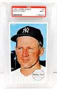 1964 Whitey Ford Baseball Trade Card, Graded NM7