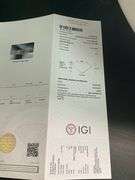 I.G.I CERTIFIED 1.76 CARAT OVAL SHAPED DIAMOND