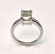 Sparkling 2.15 Ct Bright White Lab Simulated Diamond Ring