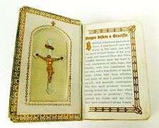 1925 Key to Heaven Catholic Celluloid Prayer Book