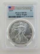 2019 American Silver Eagle First Strike, PCGS MS70
