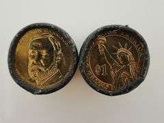 Benjamin Harrison P+D Presidential Dollar Rolls