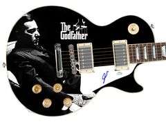 Al Pacino Autographed Custom Graphics 1/1 Photo Guitar ACOA