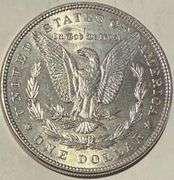 1886 BU Raw Frosty White Morgan Dollar
