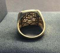 MEN’S 14K YELLOW GOLD NATURAL DIAMOND RING