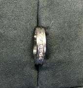 MEN’S 14K WHITE GOLD NATURAL DIAMOND WEDDING BAND