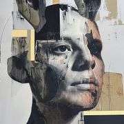 Stunning Original Mixed-Media on Canvas by Erik Rico