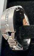 14K White Gold Princess Cut Diamond Ring