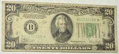 $20 1934C NY Star Fed Reserve Note