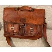 Full Grain Leather Messenger Bag