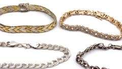 Group lot of 4 Vintage 925 sterling silver bracelets