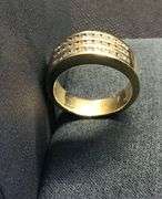 MEN’S 14K YELLOW GOLD NATURAL DIAMOND WEDDING BAND