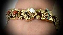 Exceptionally Nice 14K Estate Slide Bracelet