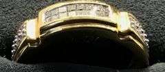 MEN’S 14K YELLOW GOLD NATURAL DIAMOND WEDDING BAND
