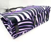 Versace La Medusa Zebra print canvas tote