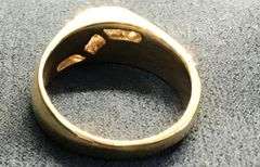MEN’S 14K YELLOW GOLD NATURAL DIAMOND WEDDING BAND