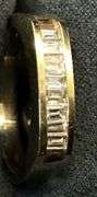 MEN’S 14K YELLOW GOLD NATURAL DIAMOND WEDDING BAND