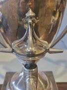 "Exquisite Antique English Sterling Silver Urn Samovar - 9x9x17 Inches, 2042 Grams"